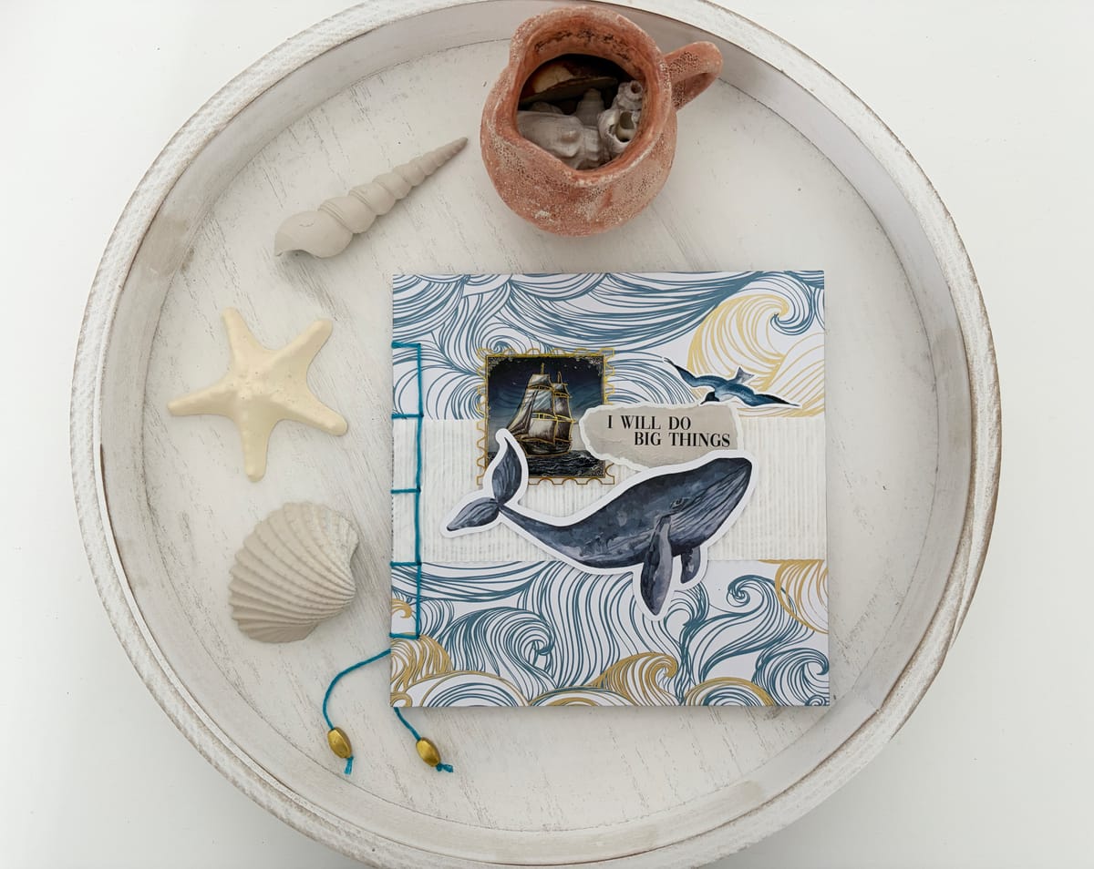 Sea themed booklet