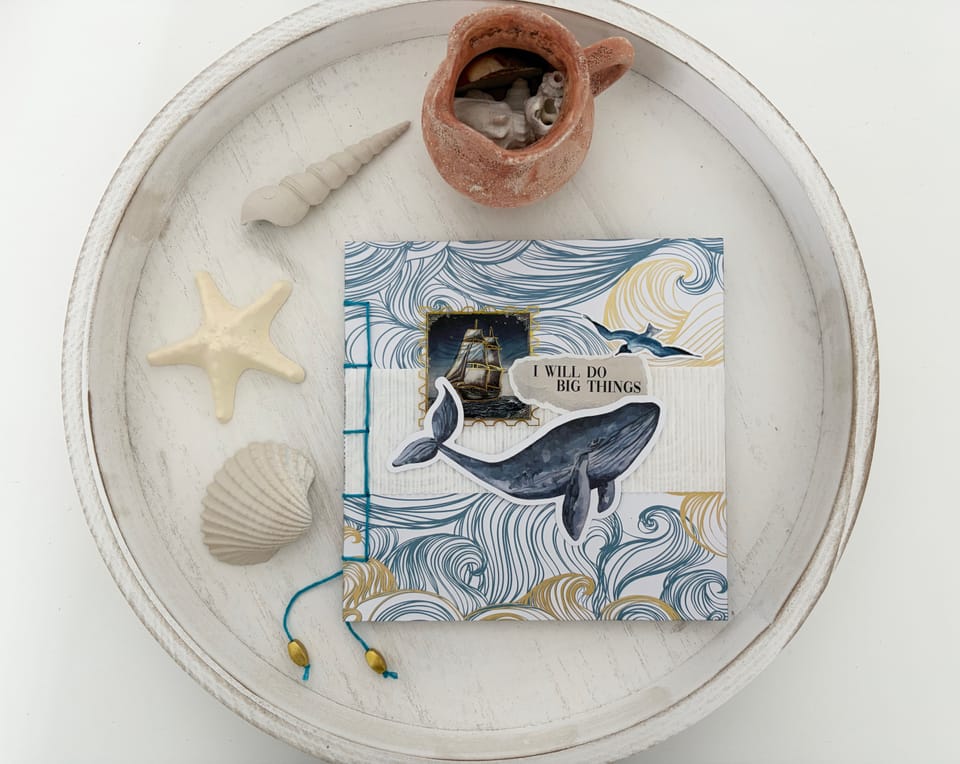 Sea themed booklet