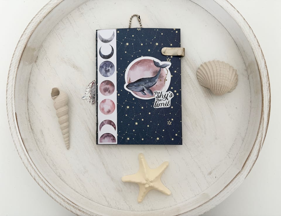 Space themed booklet
